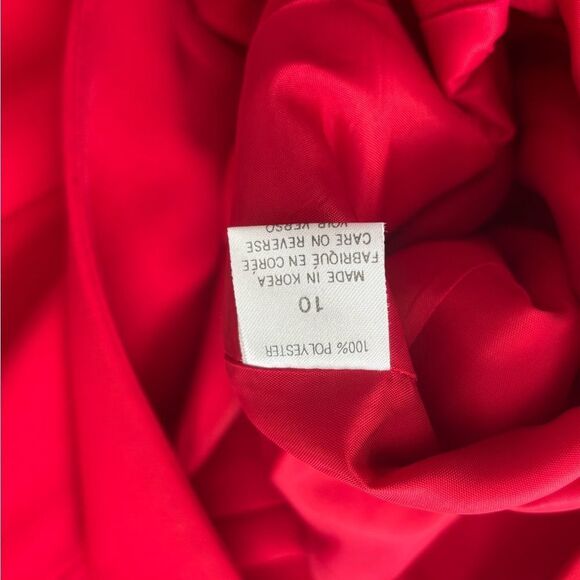 Tahari Vibrant Red Maxi Dress - Picture 6 of 7